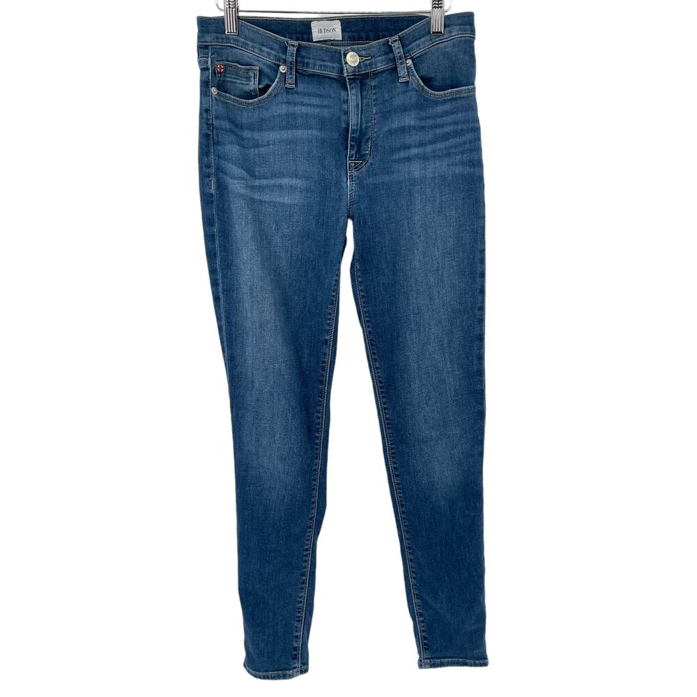 Hudson Natalie Midrise Super Skinny Jeans size 27 Medium‎ Wash